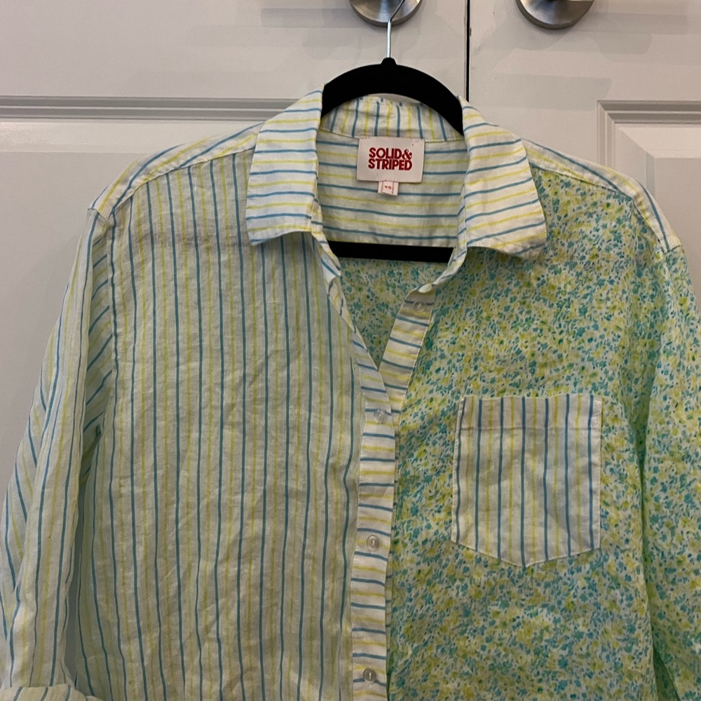 Solid & Striped Oxford Tunic - Picture 4 of 15